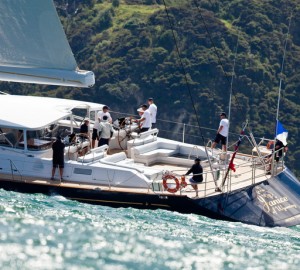 millennium cup New Zealand
Superyacht Janice of Wyoming at the NZ Millennium Cup - Photo by Jeff Brown
