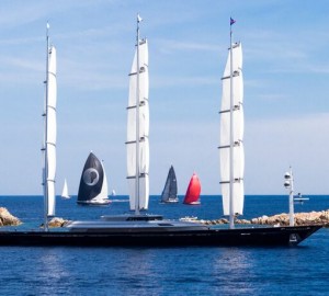 88m charter yacht The Maltese Falcon at Perini Navi Cup