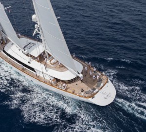 Luxury sailing yacht Rosehearty during the Perini Navi Cup 2015