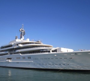 Luxury mega yacht Eclipse at Palmarina Bodrum