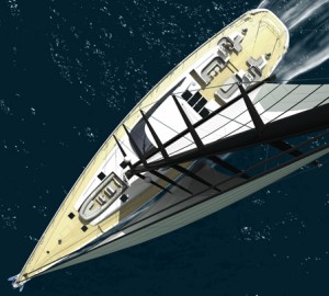 Sailing yacht VALQUEST courtesy of 3D Shipart.