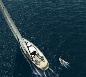 Sailing yacht VALQUEST courtesy of 3D Shipart