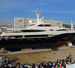 CRN Yacht BLUE EYES at Launch - Image by CRN