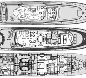 LE REVE - Courtesy of Lazzara Yachts