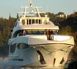 Yacht MARATANI X bow - Image by Sensation Yachts