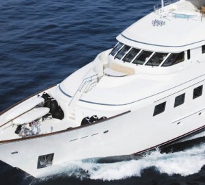 Yacht MIRGAB V Bow - Image by Burger Yachts