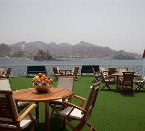 Sun Deck On Board Yacht LOALOAT AL BEHAR