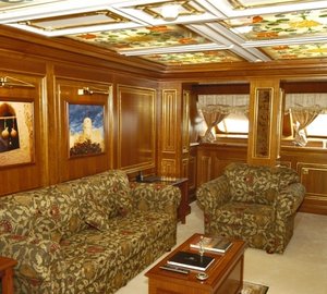 Saloon: Yacht LOALOAT AL BEHAR's Cabin Pictured