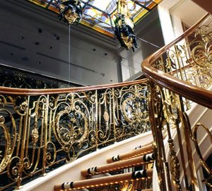 Close Up: Yacht SAVARONA's Stairway Photograph