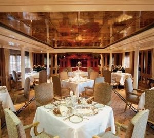 Eating/dining Saloon On Board Yacht SAVARONA