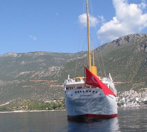 Aft On Yacht SAVARONA