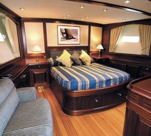 Sitting: Yacht SOJANA's Main Master Cabin Photograph