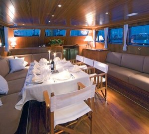 Saloon On Yacht TIZIANA