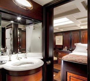 Main Master Bath On Yacht SHAMROCK V