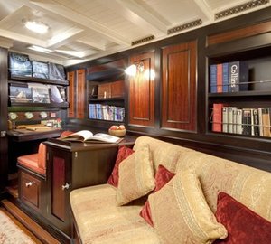 Main Master Couch On Board Yacht SHAMROCK V