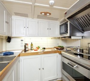 Ship's Galley On Yacht SHAMROCK V