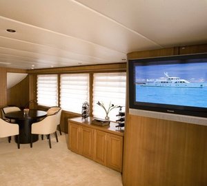 Starboard Side Saloon On Board Yacht SILENT WORLD II