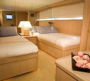 Twin Bed Cabin On Yacht SILENT WORLD II