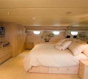 Profile: Yacht SILENT WORLD II's Main Master Cabin Captured