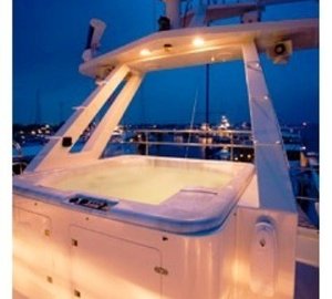Jacuzzi Pool Aboard Yacht SILENT WORLD II