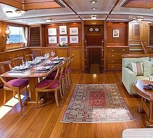 Saloon On Board Yacht AXIA