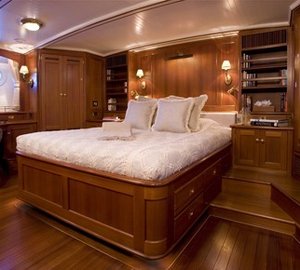 Main Master Cabin Aboard Yacht AXIA