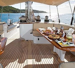 External Eating/dining On Yacht AXIA