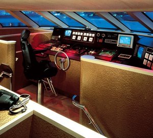 Pilot House Aboard Yacht CAPRICE