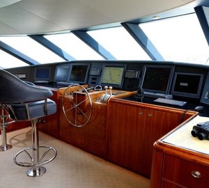 Pilot House On Yacht ENDLESS SUMMER