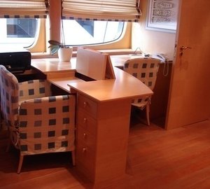 Main Master Study On Board Yacht BLUE BREEZE