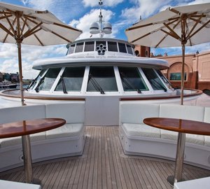 Bridgedeck Deck Fore Aboard Yacht KERI LEE III