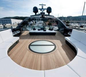 Circular Sitting Aboard Yacht OCEAN EMERALD