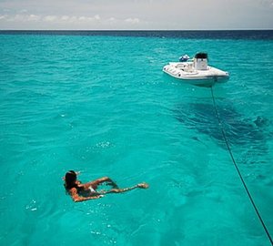 Ship's Tender Aboard Yacht SEAFARIS