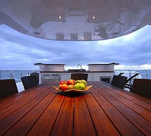 External Eating/dining Furniture Aboard Yacht SEAFARIS