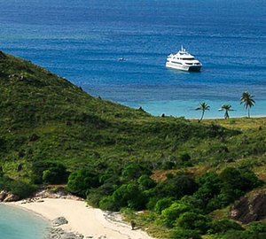 Aspect Taken From Shoreline On Board Yacht SEAFARIS