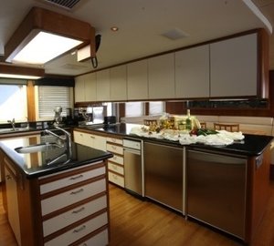 Ship's Galley On Yacht DAYDREAM