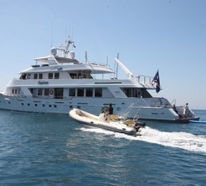 Cruising Including Ship's Tender Aboard Yacht DAYDREAM