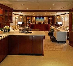 Premier Saloon Drinks Bar Aboard Yacht WAKU