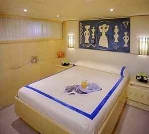 Blue Guest's Cabin On Board Yacht CD TWO