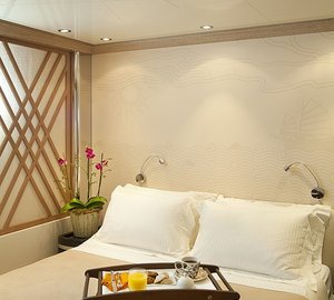 Close Up: Yacht ECLIPSE's Guest's Cabin Pictured