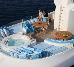 Sun Deck On Board Yacht HANA