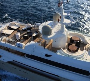 From Above Aspect On Board Yacht SOFICO