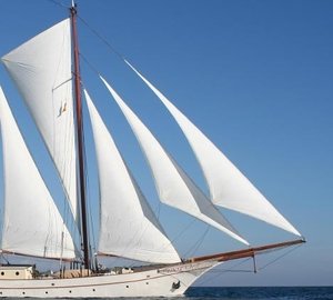 Ship's Bow On Yacht ADORNATE
