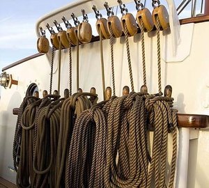 Deck Gear Aboard Yacht ADORNATE