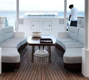 External Drinks Bar On Yacht BERZINC