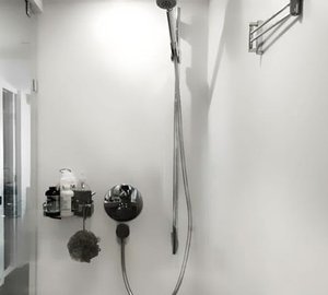 Guest's Showering Aboard Yacht BERZINC