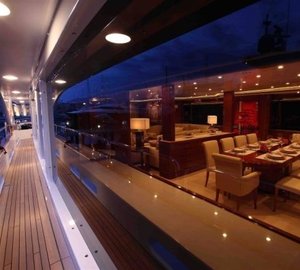 Balcony Viewing In On Board Yacht HARMONY III