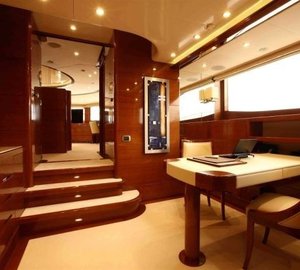 Main Master Office Aboard Yacht HARMONY III
