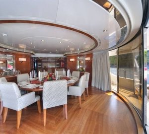 Eating/dining On Board Yacht HARMONY III