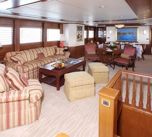 Daytime: Yacht PRAXIS's Saloon Captured